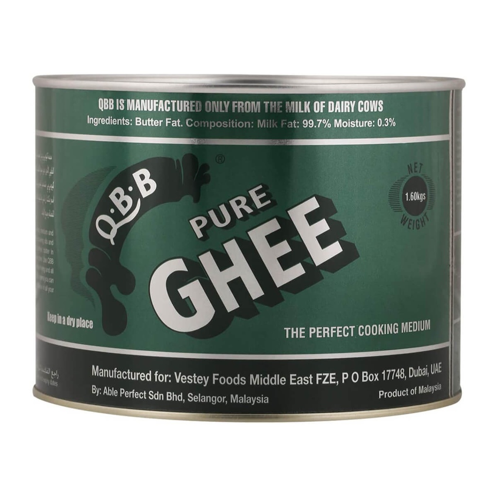 QBB Pure Ghee - 8x1.6kg