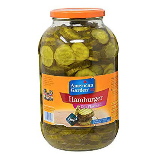 American Garden Hamburger Dill Chips - 6x68oz