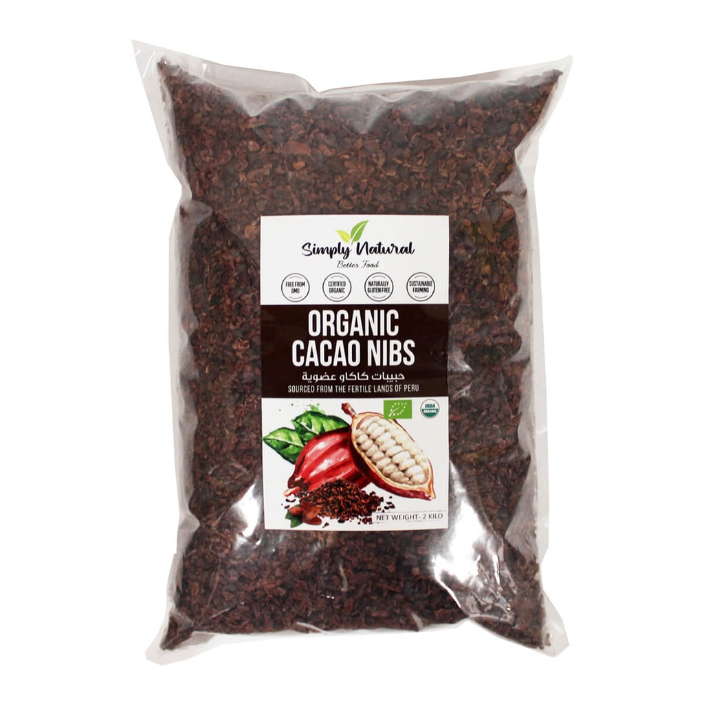 Simply Natural Cocoa Nibs, Organic - 1x2kg