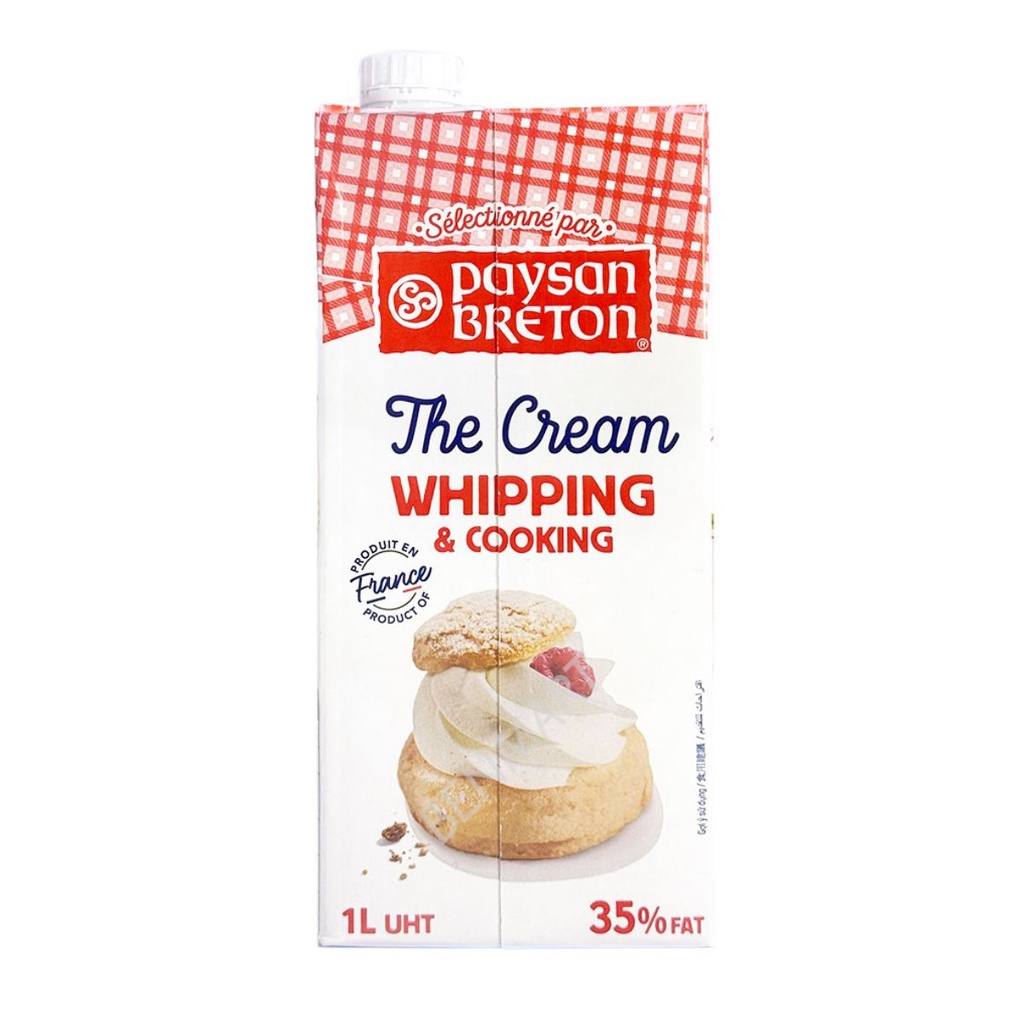 Paysan Breton Whipping & Cooking Cream 35% - 12x1ltr