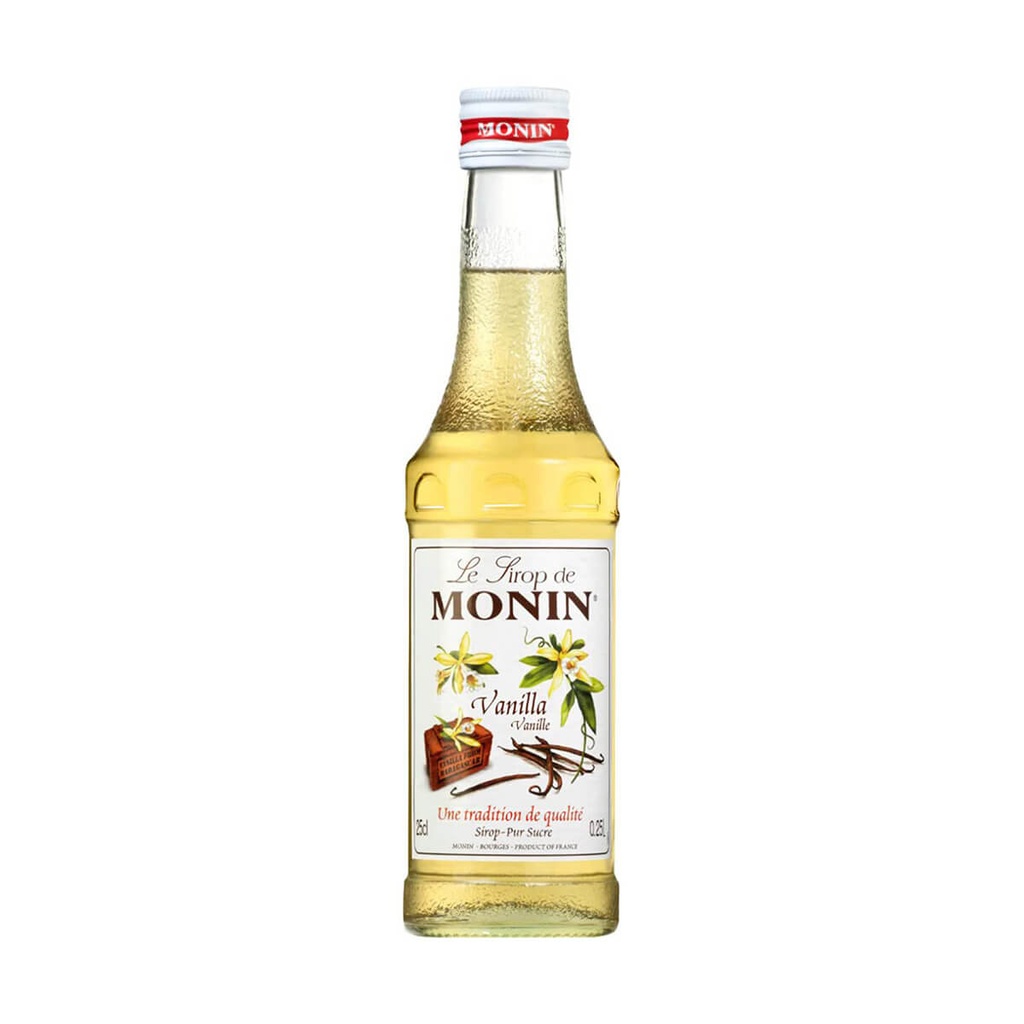 Monin MINI Vanilla Syrup, France - 6x250ml