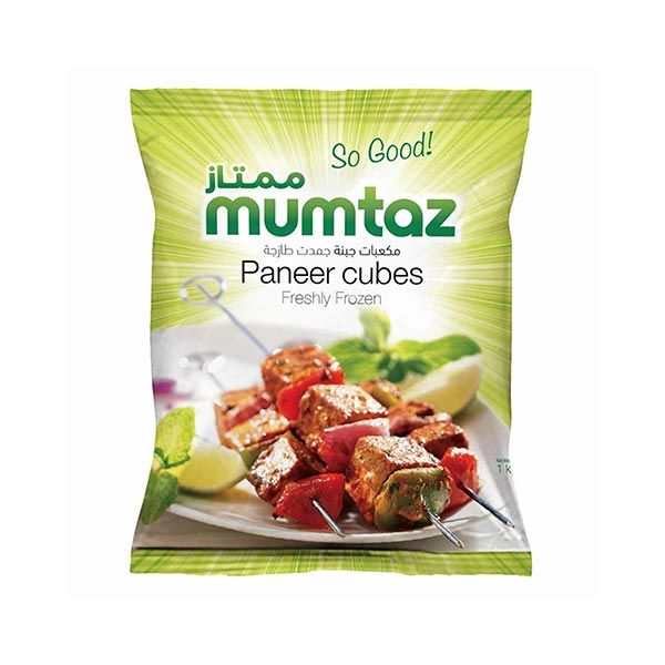 Mumtaz Paneer Cubes Freshly Frozen - 10x1kg