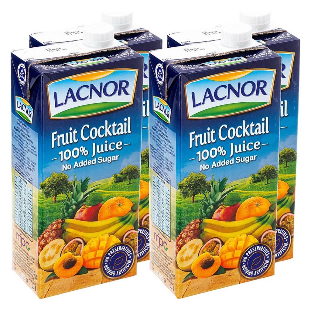 Lacnor Fruit Cocktail Juice - 12x1ltr