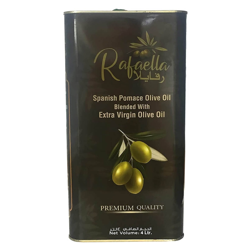 Rafaella Pomace Olive Oil in Can, Spain - 4x4ltr