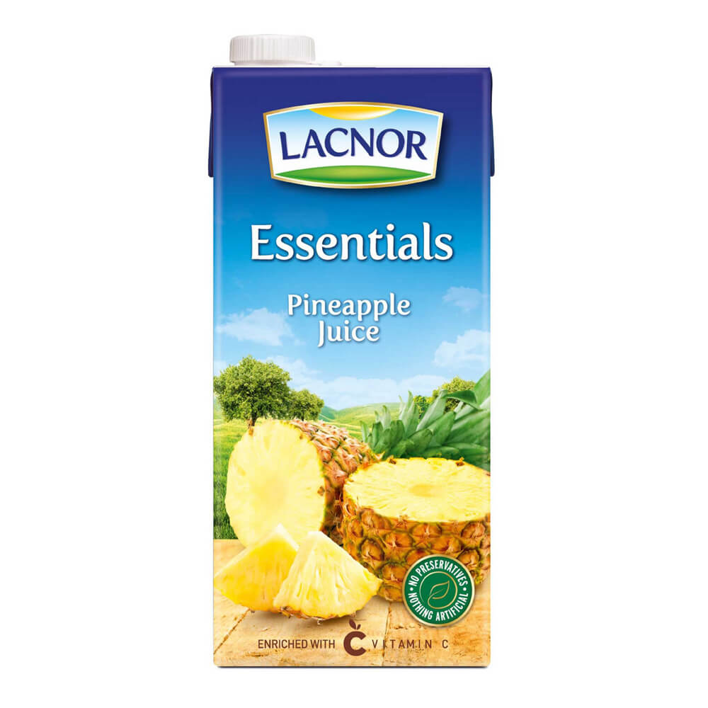 Lacnor Pineapple Juice Essentials - 12x1ltr