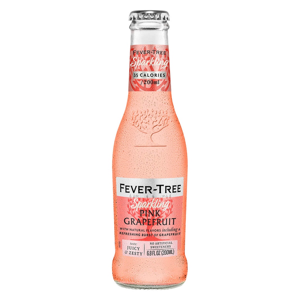 Fever Tree Pink Grapefruit Soda Water - 24x200ml