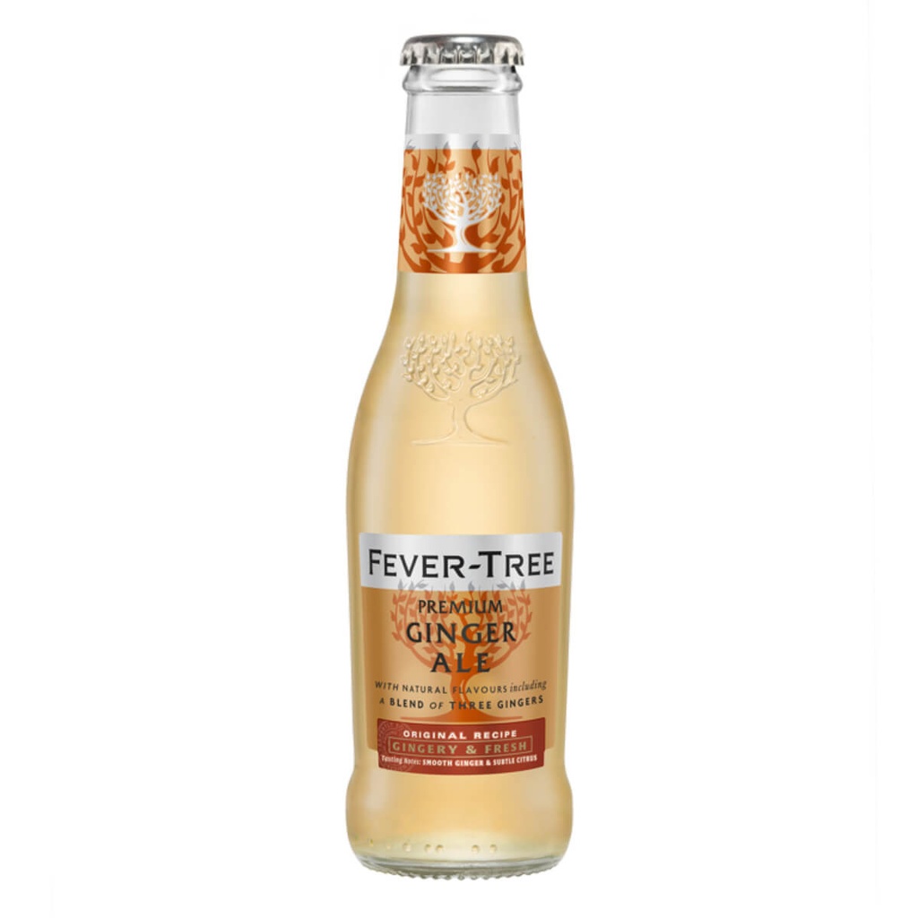 Fever Tree Premium Tree Ginger Ale - 24x200ml