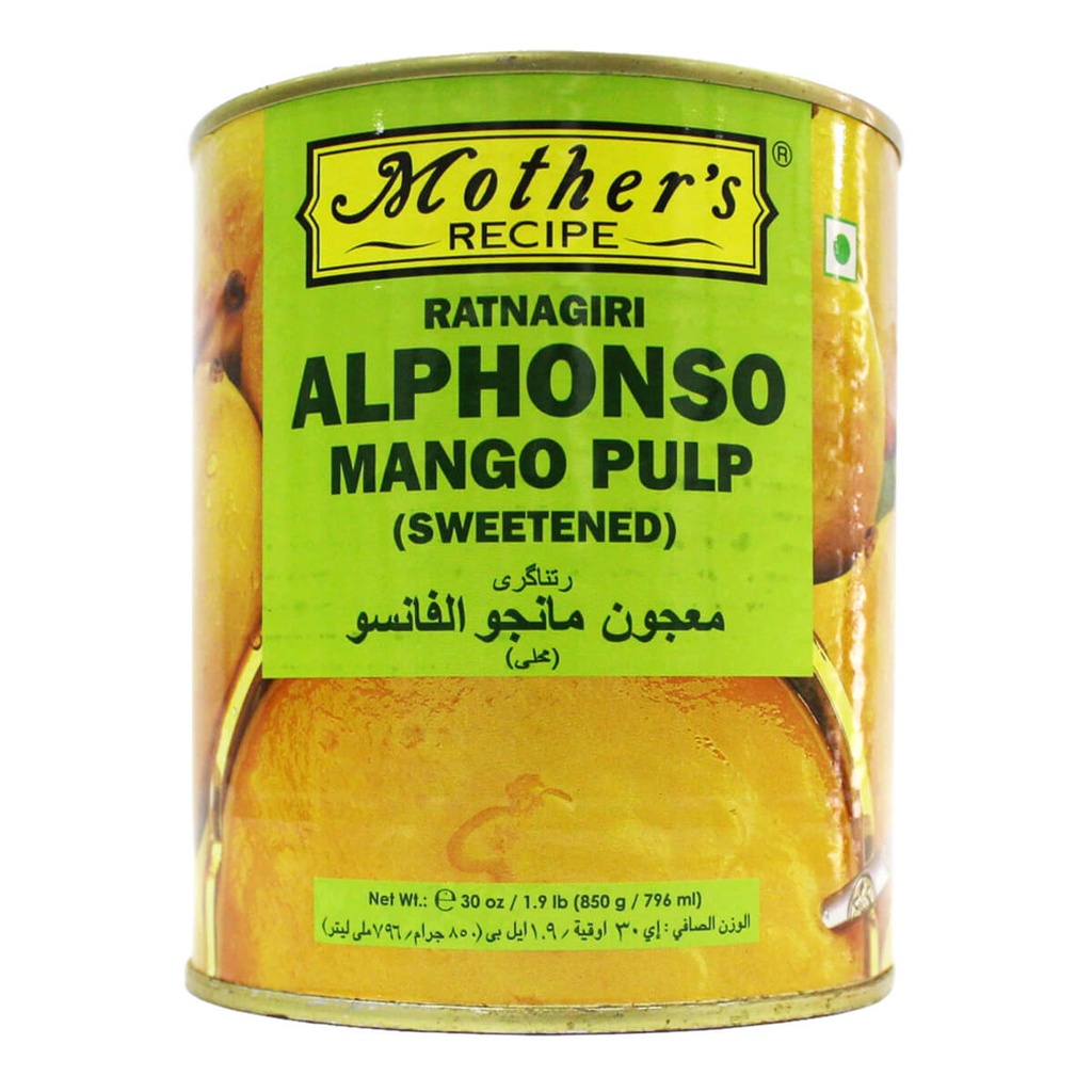 Mother's Recipe Alphonso Mango Pulp - 12x850g