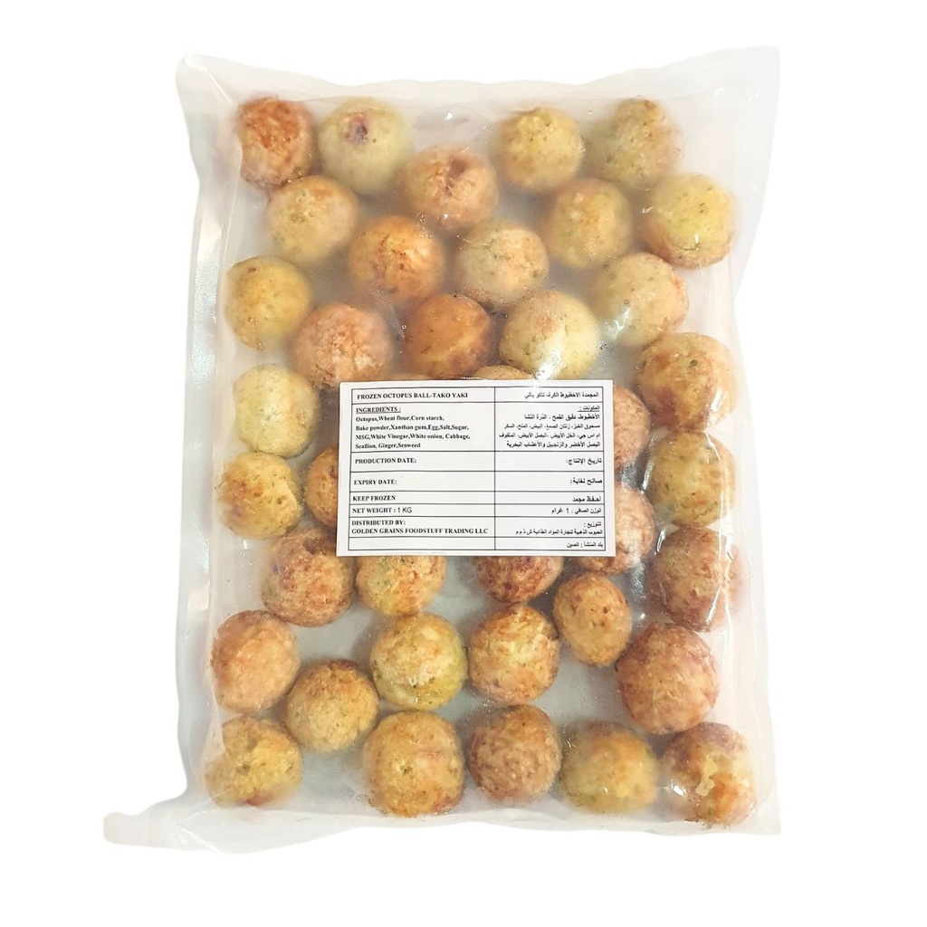 GGFT 30% Takoyaki Octopus Ball, CN - 10x1kg