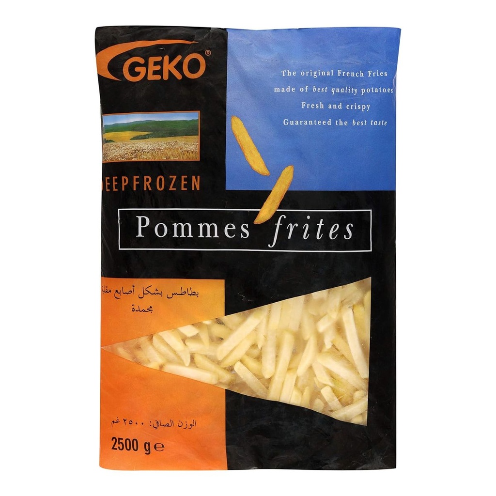 Geko French Fries 9x9mm - 4x2.5kg