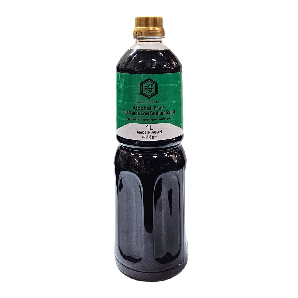 Sakura Jirushi Less Salt Soy Sauce 0%, Halal, Japan - 12x1ltr