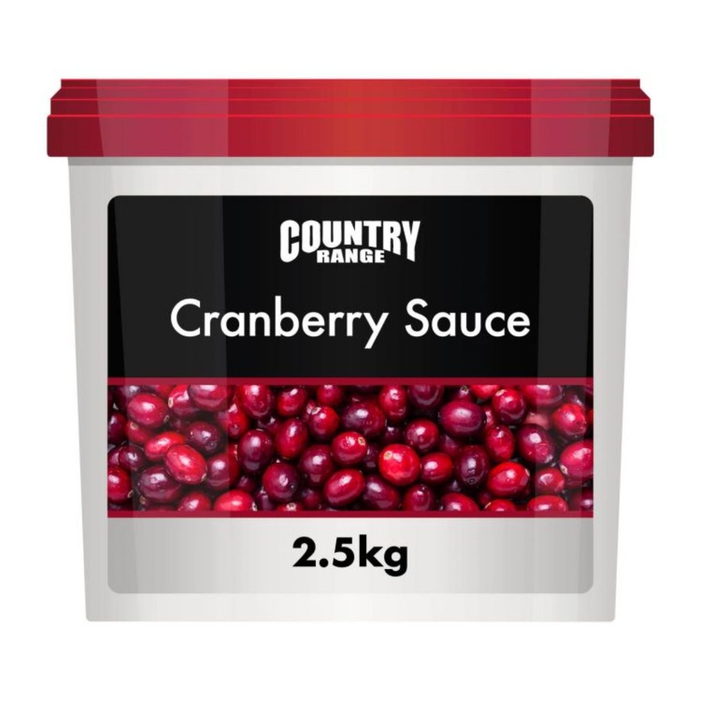 Country Range Cranberry Sauce, UK - 1x2.5kg