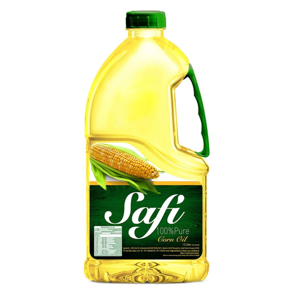 Safi Pure Corn Oil PET - 6x1.5ltr