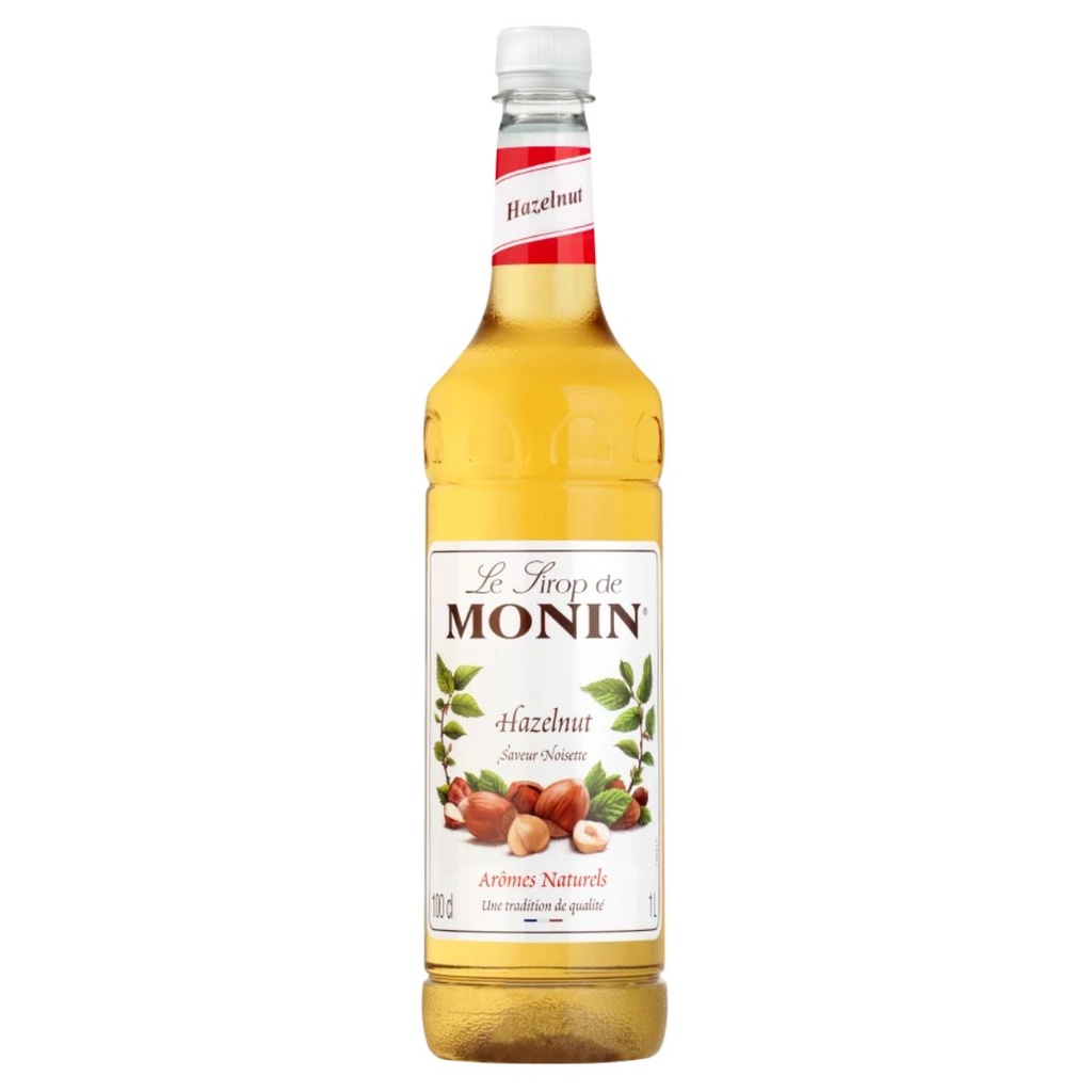 Monin Hazelnut Syrup PET, France  - 6x1ltr