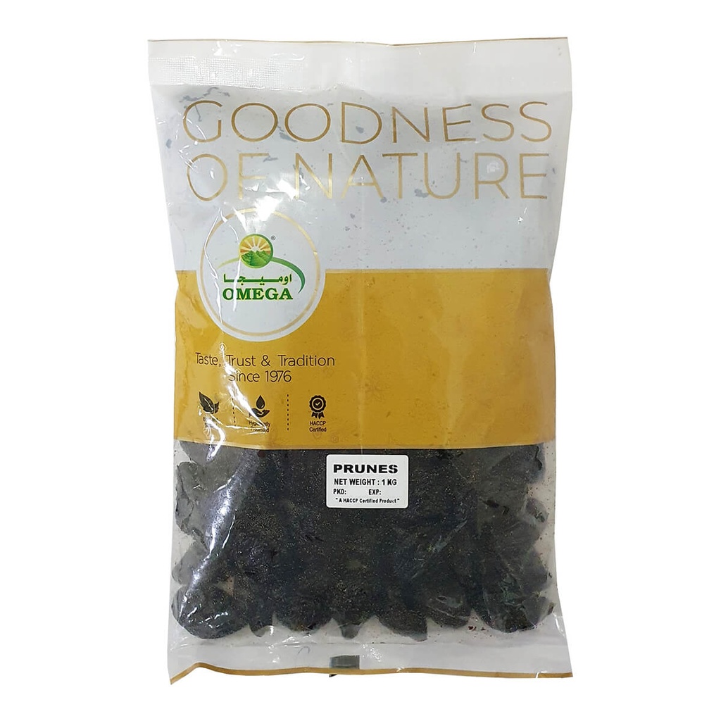 Omega Dried Prunes - 1x1kg