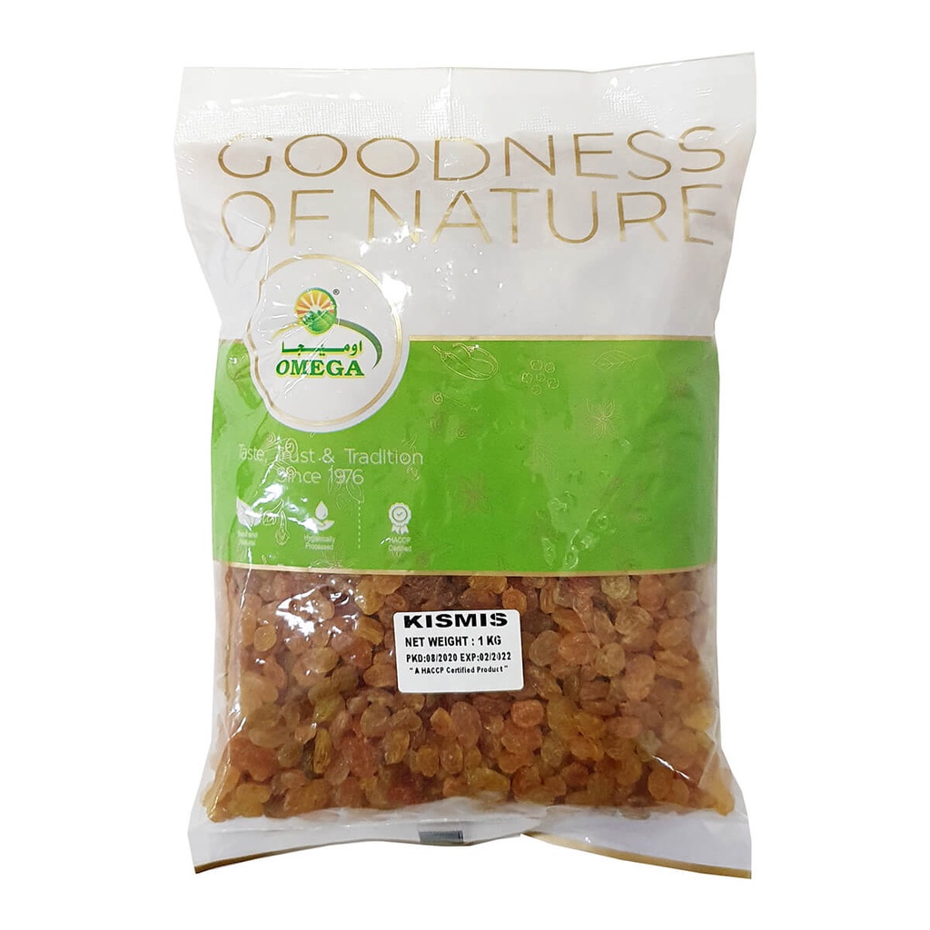 Omega Golden Raisins - 1x1kg