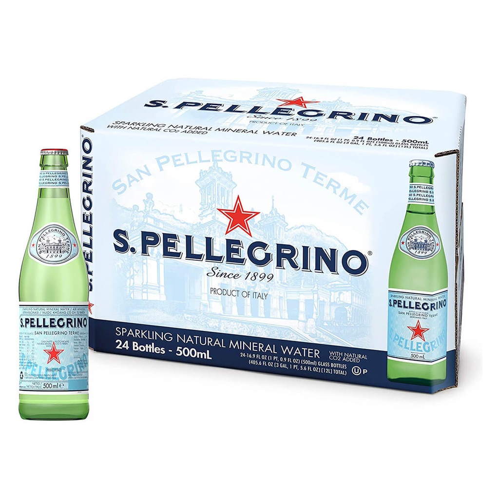 San Pellegrino Sparkling Water - 24x500ml