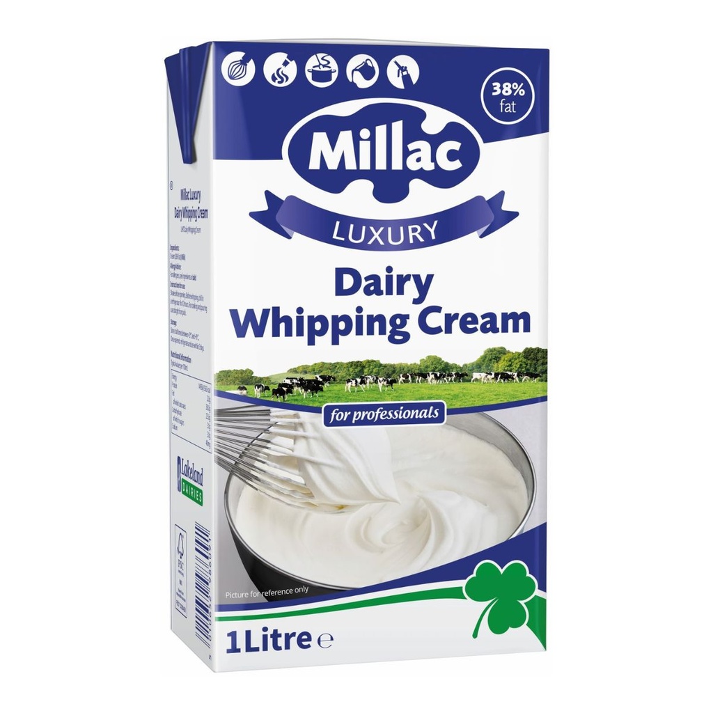 Millac Blue Luxury Dairy Whipping Cream - 12x1ltr