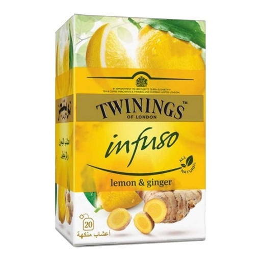 Twinings Infuso Lemon & Ginger Tea - 6x20's