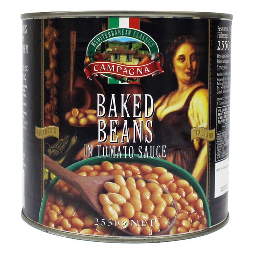 Campagna Baked Beans, Italy - 6x2550g