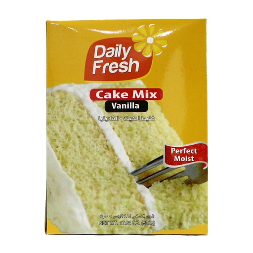 Daily Fresh Vanilla Cake Mix - 12x17.64oz
