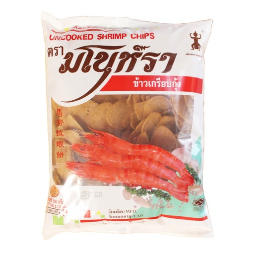 Manora Uncooked Shrimp Chips - 20x500g
