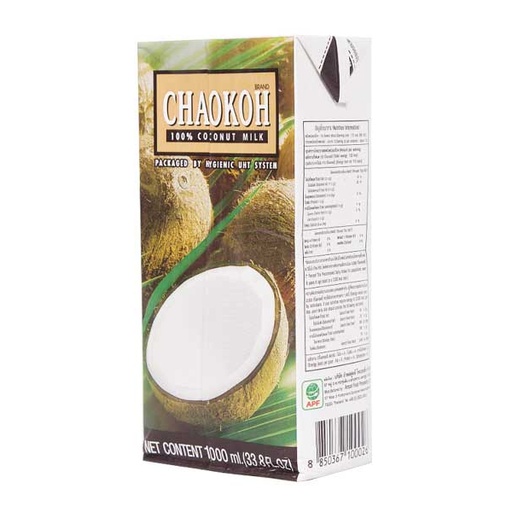 Chaokoh UHT Coconut Milk - 12x1ltr