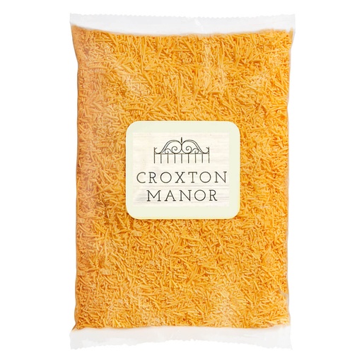 Croxton Manor White Cheddar Cheese, Shredded - 1x2kg