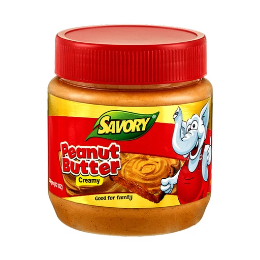 Savory Peanut Butter, Creamy - 12x340g