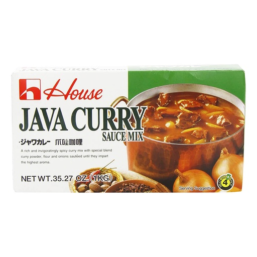 House Foods English Java Curry Sauce, Japan - 20x1kg