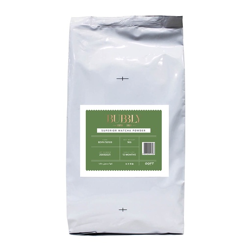 Bubbly Matcha Superior Powder CN - 20x1kg