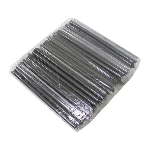 Bubbly Small Straw Black, 190x11mm - 40x100pc (100 Per Pack)