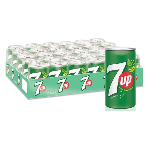 7UP Lime Soft Drink, UAE - 30x150ml