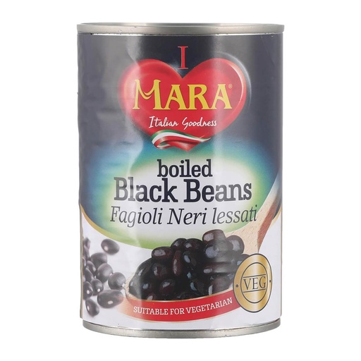 Mara Black Beans, Easy Open, Italy - 24x400g