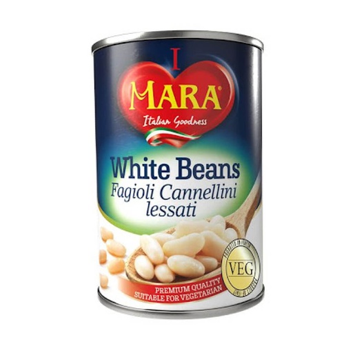 Mara White Beans, Easy Open, Italy - 24x400g