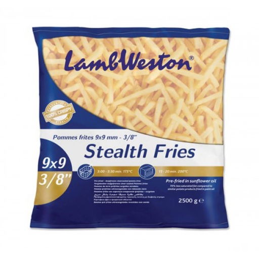 Lamb Weston French Fries 9x9mm - 4x2.5kg