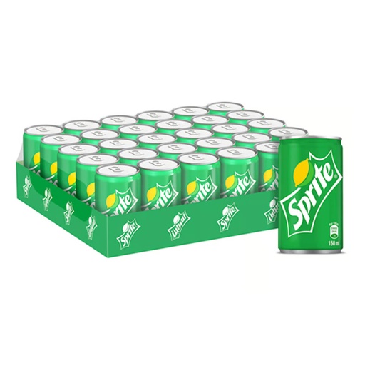 Sprite Soft Drink Regular, UAE - 30x150ml