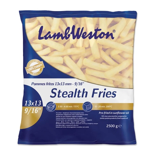 Lamb Weston Stealth French Fries 13x13mm - 4x2.5kg