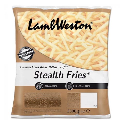 Lamb Weston Stealth Fries 9x9MM, S04/LW413 - 4x2.5kg