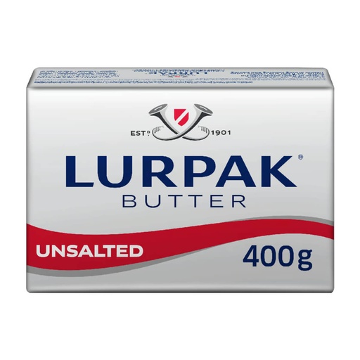 Lurpak Unsalted Butter - 40x400g