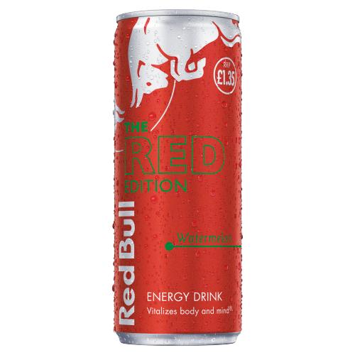Red Bull Red Edition Energy Drink, Watermelon - 24x250ml