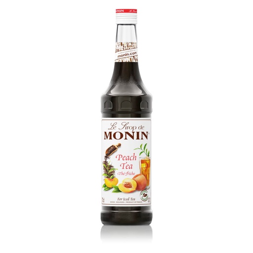Monin Peach Ice Tea Syrup, France - 6x1ltr