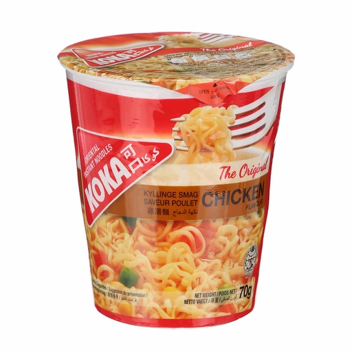 Koka Cup Noodles, Chicken - 24x70g
