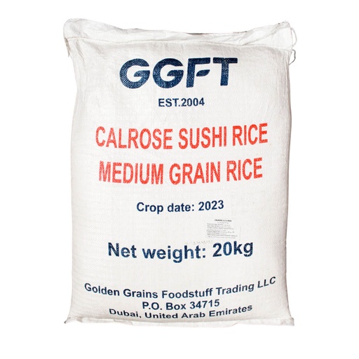 KOSHIKARI White Calrose Sushi Rice, Medium Grain, Vietnam - 1x20kg