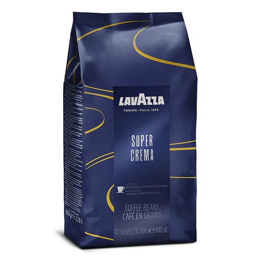 Lavazza Super Crema Coffee Beans, Italy - 6x1kg