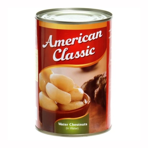 American Classic Water Chestnuts in Water - 24x567g