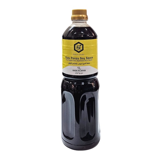 Sakura Jirushi Yuzu Ponzu Sauce 0%, Halal, Japan - 12x1ltr