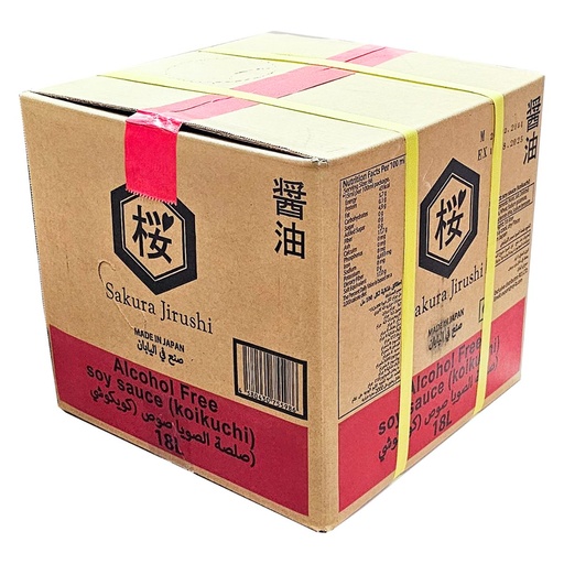 Sakura Jirushi Soy Sauce 0%, Halal, Japan - 1x18ltr