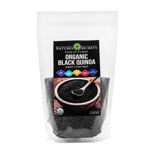 Natures Secrets Black Organic Quinoa - 1x500g