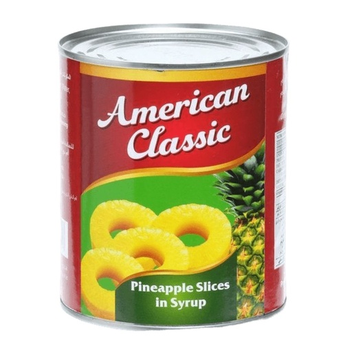 American Classic Pineapple Slice, Easy Open - 24x565g